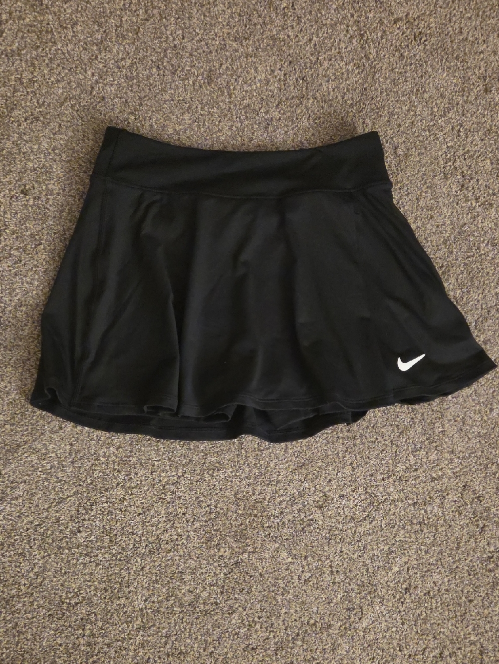 Nike Black Tennis Skort with White Swoosh Dri-fit Size XS NWT